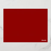 Calligraphie intemporelle Faire-part de mariage cl (Verso)