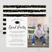 Calligraphie Invitation horizontale à une fête de  (Devant / Derrière)