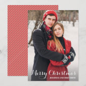 Calligraphie Joyeux Noël Carte de Noël (Devant / Derrière)