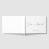 calligraphie Livre d'or et de mariage blanc (Complet)