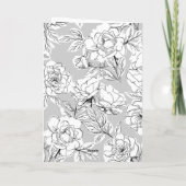 Calligraphie manuscrite Mariage photo Merci (Dos)