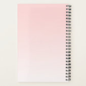 Calligraphie manuscrite simple rose clair (Dos)