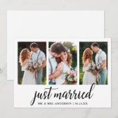 Calligraphie Marié 3 Carte photo (Devant / Derrière)