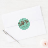 Calligraphie Merci Mariage Favor Sticker (Enveloppe)