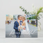 Calligraphie Merci QR Code 2 Mariage photo (Debout devant)