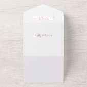 Calligraphie mignonne 4 Photos Faire-part de naiss (Dehors)