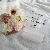 Calligraphie minimale Guide personnalisé de mariag