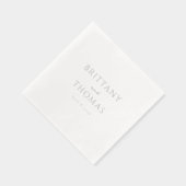 Calligraphie minimaliste grise élégante (Droite)