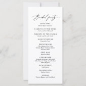 Calligraphie minimaliste moderne 4x9 Programme de (Dos)