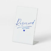 Calligraphie minimaliste Panneau de table Mariage (Recto)