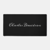 Calligraphie minimaliste professionnelle Noir (Recto)