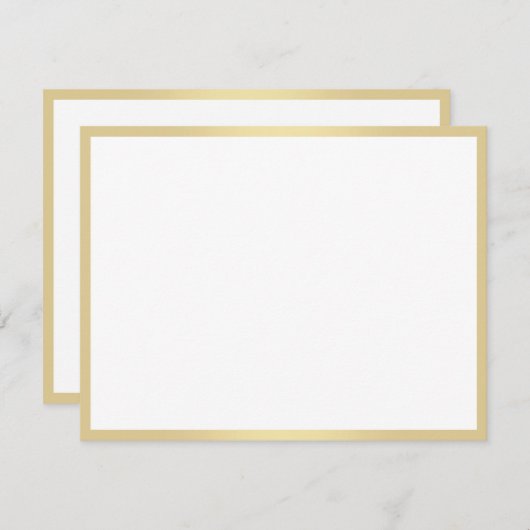 Calligraphie Modèle Gold Script Texte personnalisé (Devant / Derrière)