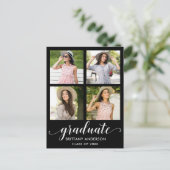 Calligraphie moderne 4 Faire-part d'obtention d'un (Debout devant)