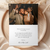 Calligraphie moderne 6 Photo Collage Mariage Merci