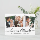 Calligraphie moderne Amour et Merci 3 Photo (Debout devant)