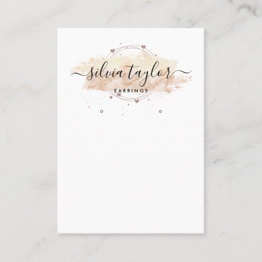 Calligraphie moderne art Elevage carte d'affichage (Devant)