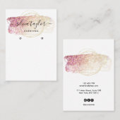 Calligraphie moderne art Elevage carte d'affichage (Devant / Derrière)