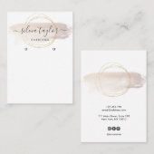 Calligraphie moderne art Elevage carte d'affichage (Devant / Derrière)