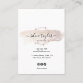 Calligraphie moderne art Elevage carte d'affichage (Dos)