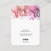 Calligraphie moderne art Elevage carte d'affichage (Dos)