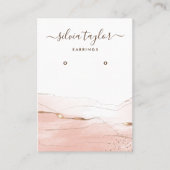 Calligraphie moderne art Elevage carte d'affichage (Devant)