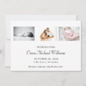 Calligraphie moderne Carte de Noël (Dos)