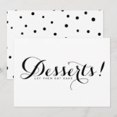 Calligraphie moderne | Carte de signalisation de m (Devant / Derrière)