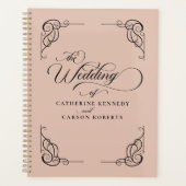 Calligraphie moderne classique Beige & noir Script (Devant)