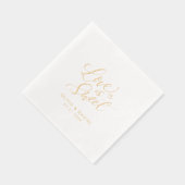calligraphie moderne de mariage "l'amour est doux" (Droite)