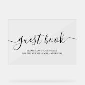 Calligraphie moderne Design Livre d'or Symbole (Recto)