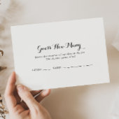 Calligraphie Moderne Devine Combien De Carte De Je