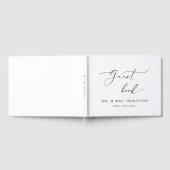 Calligraphie moderne Elégant Mariage Livre d'invit (Complet)