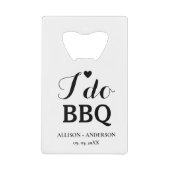 Calligraphie moderne i do barbecue douche nuptiale (Devant)