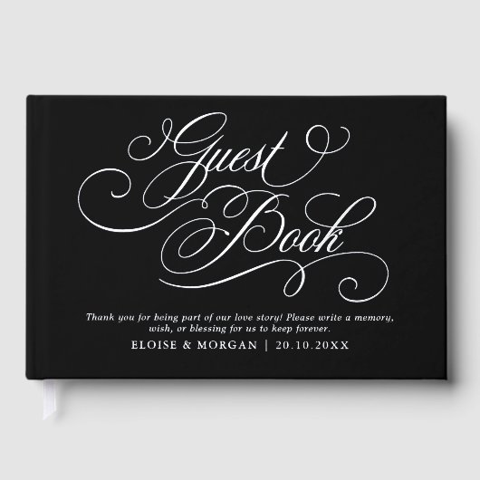 Calligraphie moderne intemporelle Silver & Black m (Recto)