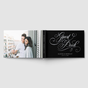 Calligraphie moderne intemporelle Silver noir mari