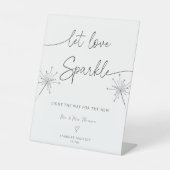 Calligraphie Moderne L'Amour Brille Panneau de Mar (Recto)