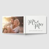 Calligraphie moderne Livre d'or M. et Mme mariage (Complet)