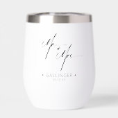 Calligraphie moderne M. et Mme Black ID1025 (Arrière)