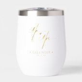 Calligraphie moderne M. et Mme Or ID1025 (Avant)
