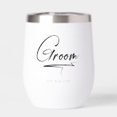 Calligraphie Moderne Mari Noir ID1025 (Arrière)