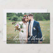 Calligraphie Moderne Mariage Amour Et Merci 6 Phot (Devant)