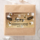 Calligraphie moderne miel étiquette de la branche  (En situation)