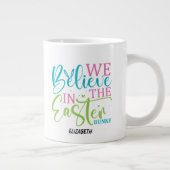 Calligraphie moderne Mug lapin de Pâques (Droite)