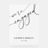 Calligraphie moderne Nous sommes engagés Engagemen (Recto)