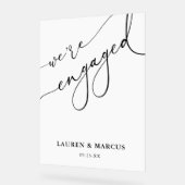 Calligraphie moderne Nous sommes engagés Engagemen (Angle)