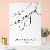 Calligraphie moderne Nous sommes engagés Engagemen (Mariage)