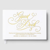 Calligraphie moderne or intemporel et mariage blan (Recto)