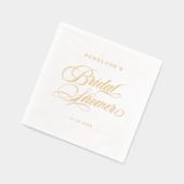 Calligraphie moderne or intemporel et mariage blan (Gauche)