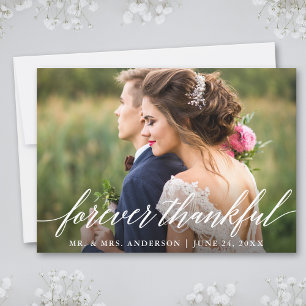 Calligraphie moderne pour toujours Merci Mariage