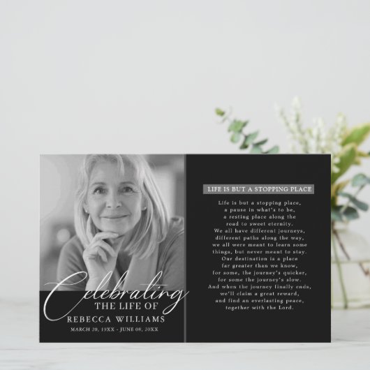 Calligraphie moderne Programme de célébration de l (Debout devant)